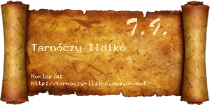 Tarnóczy Ildikó névjegykártya